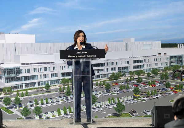 Micron Breaks Ground on $100 Billion Plant