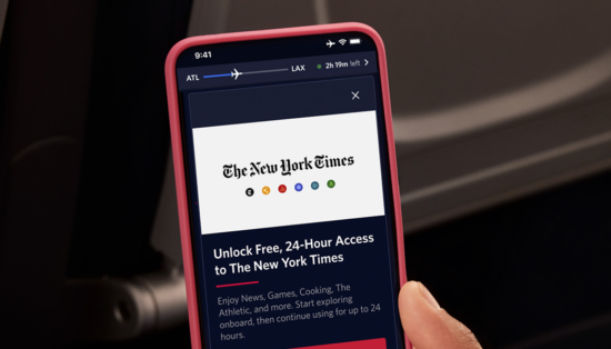 Delta Offers Passengers Free NY Times Access