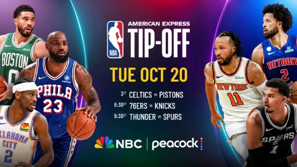 NBA Season Kicks Off With Three Games on NBC